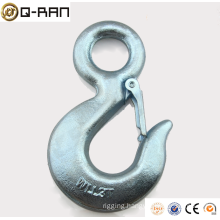 Crane lifting US Type Alloy Forged Eye Hook With Latch